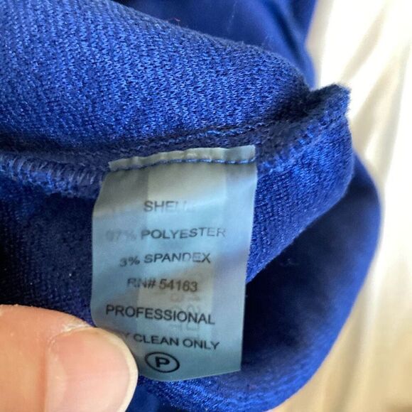 Tommy Hilfiger Sheath Dress with‎ Basketweave pattern Royal Blue Size 8 - Picture 8 of 10